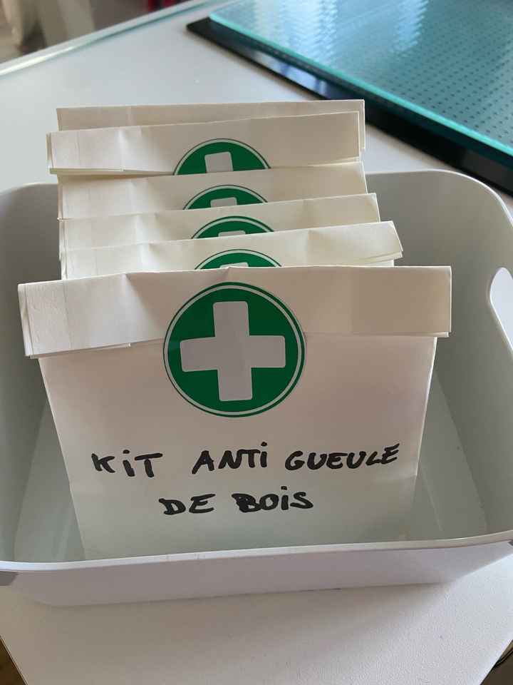 Kit Anti Gueule De Bois Mariage