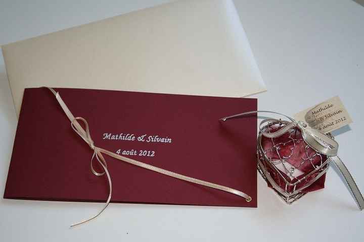 Mon faire-part et Ballotin