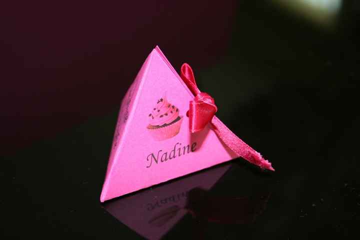 Bonbonnière marque place