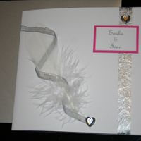 Fiare-pArt Plume Argent et fuchsia