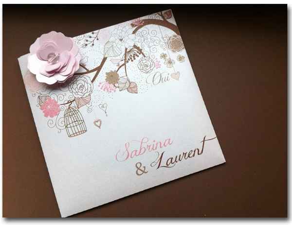 Faire part de mariage