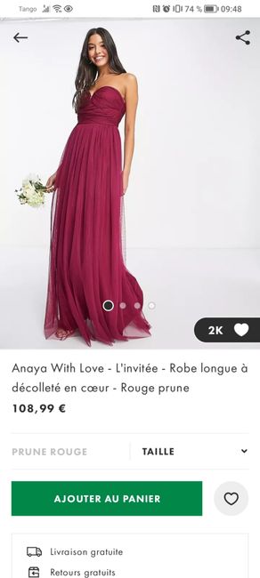 Robes de demoiselle d'honneur Asos 12