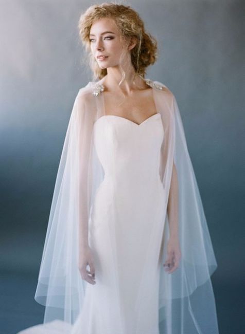Voile transparent cape