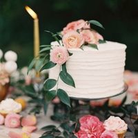 Gâteau champêtre fleuri