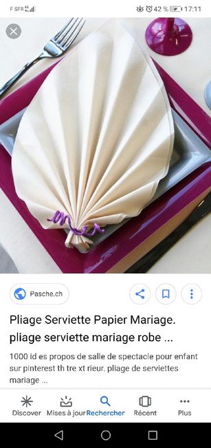 Aide pliage serviette - 1