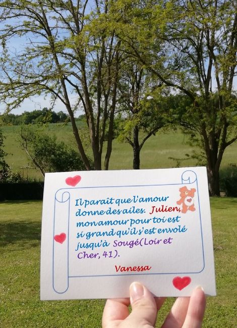 Love note Loir et cher et la Sarthe. - 1