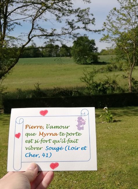 Love note Loir et cher et la Sarthe. - 30