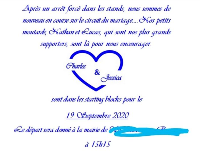 Report de mariage, comment donner la date  ? 1
