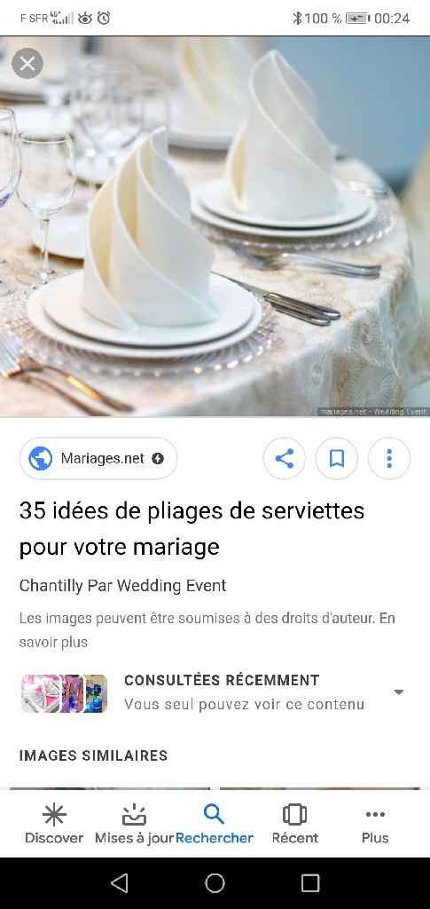 Aide pliage serviette - 1