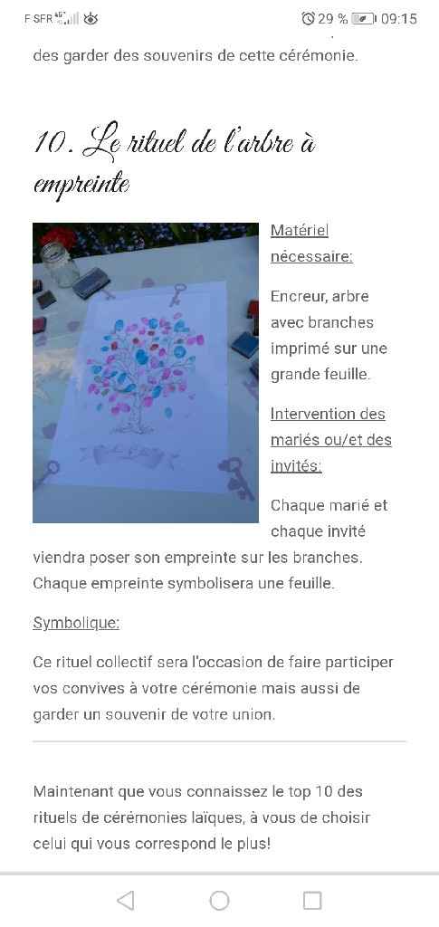 Rituel cérémonie laïque minimaliste - 1