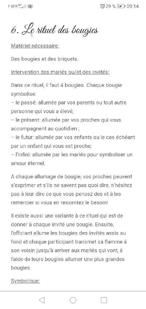 Rituel cérémonie laïque minimaliste - 2