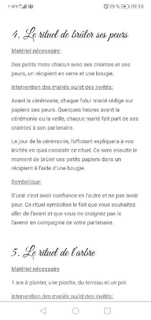 Rituel cérémonie laïque minimaliste - 4