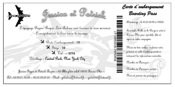  Faire part + robe trouvé  ! - 1