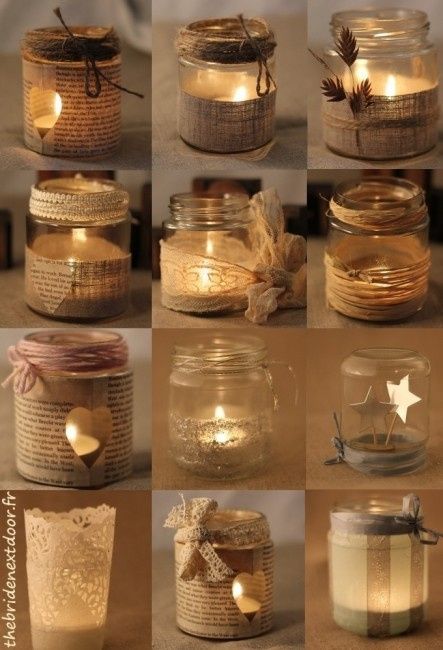 Idées de photophores DIY