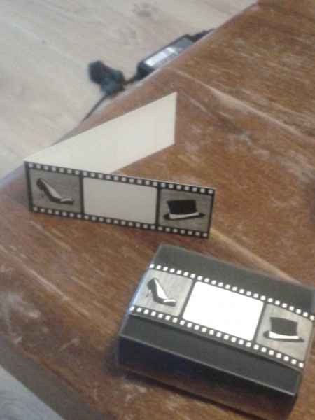 Marque place et boîtes à dragées