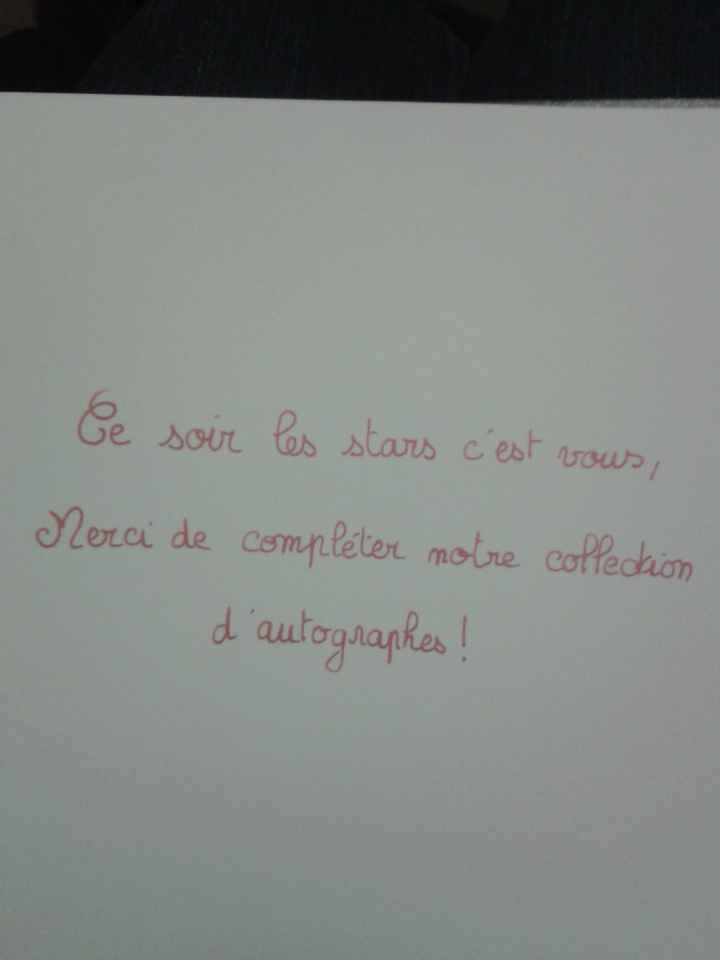 1ère page livre d'or