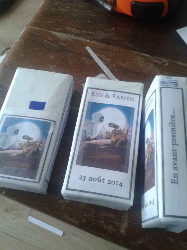 Mes paquets de mouchoirs