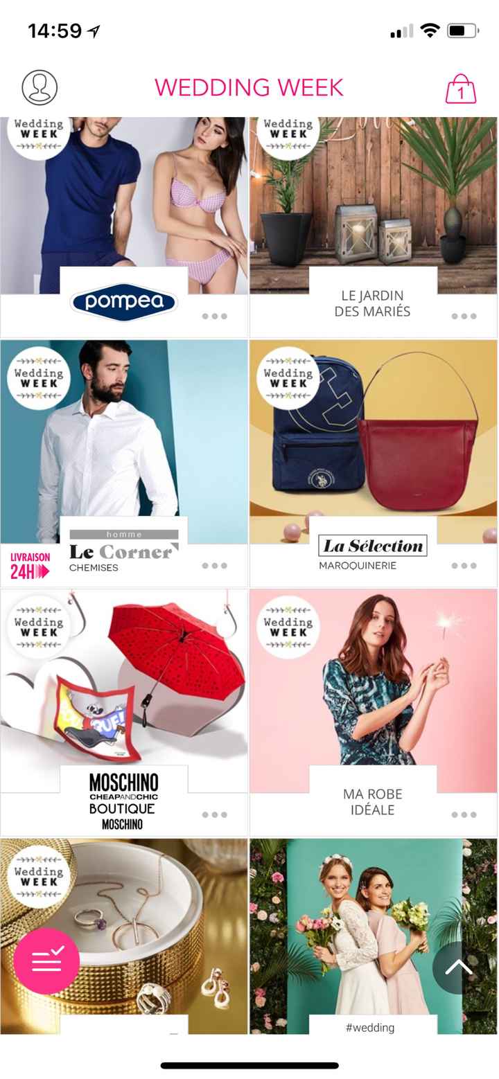  Wedding week sur showroom privée ! - 2