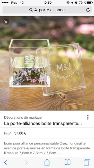 Notre boite à alliances - 1