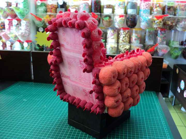 Gâteau bonbons siège cinéma