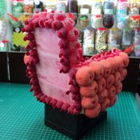 Gâteau bonbons siège cinéma