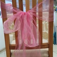 Bon plan noeud pour chaise en organza - 1