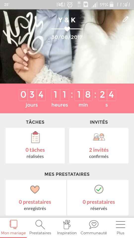 Combien de temps vous reste-t-il avant votre mariage ? - 1