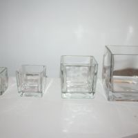 Vases cubes