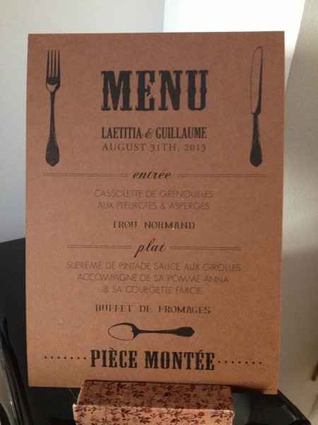 menus