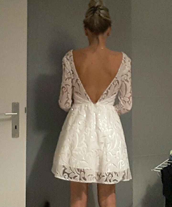 Robe mariage civil retouchée - 1