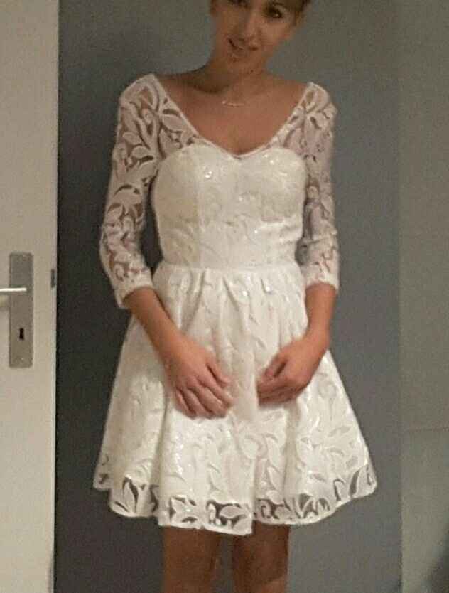 Robe mariage civil retouchée - 2