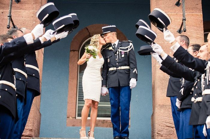 Mariage civil 7.7.17 - sortie de la mairie - 2