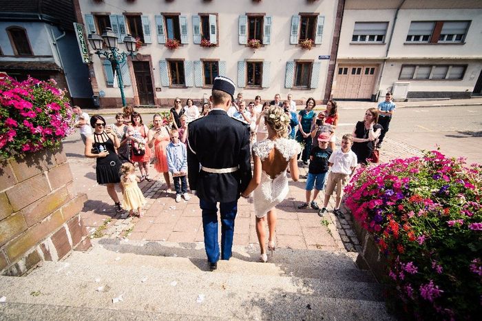 Mariage civil 7.7.17 - sortie de la mairie - 4