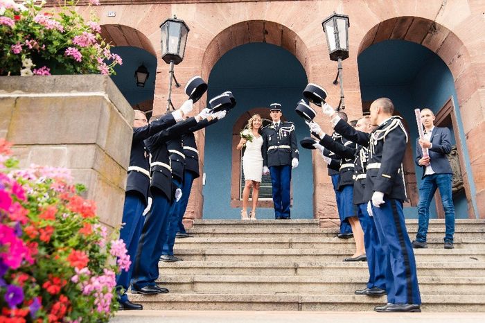 Mariage civil 7.7.17 - sortie de la mairie - 7