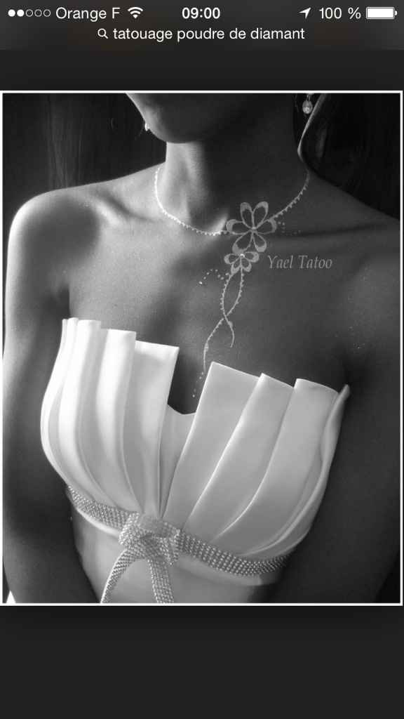 Tatoo à la poudre de diamant - 1