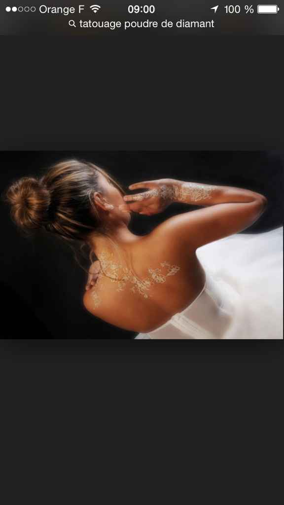 Tatoo à la poudre de diamant - 2