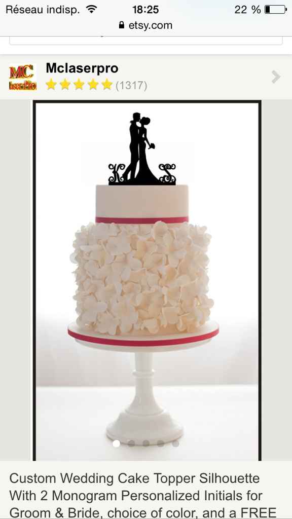 Cake topper - 2