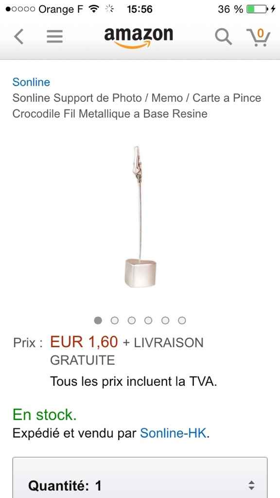 Recherche desespèrement pince porte photo ... - 2