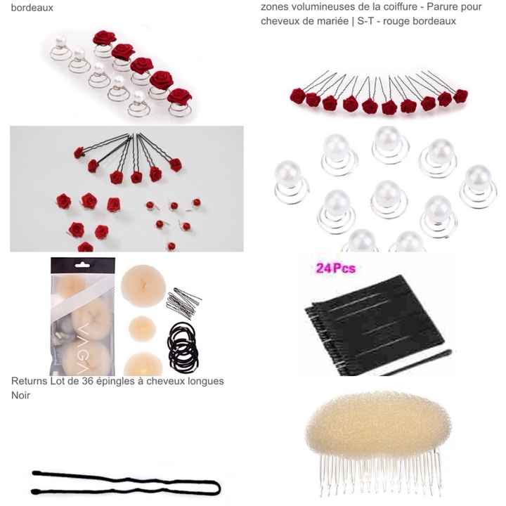 Coiffure + bijoux cheveux - 1