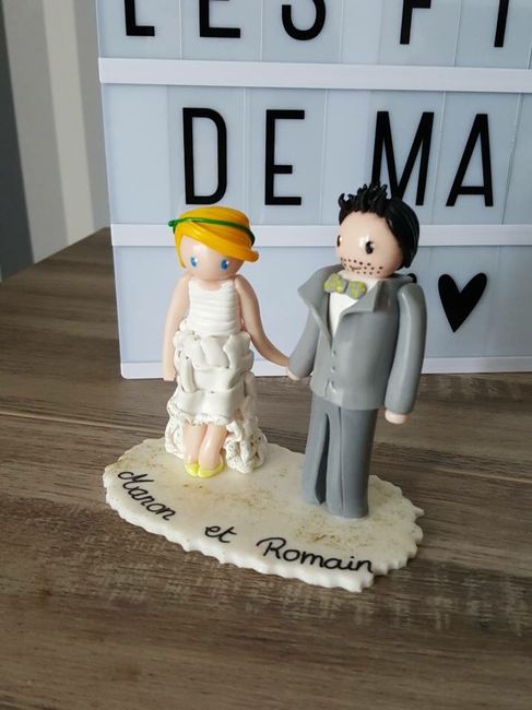 Montrez moi vos cake topper ou figurines pour la pièce montée ! - 1