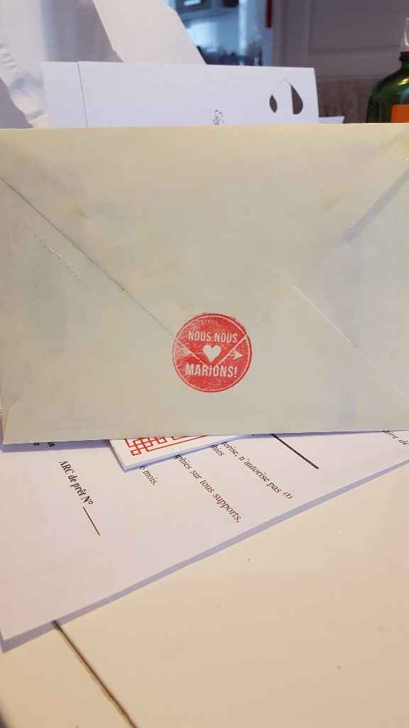 Enveloppes faire-parts