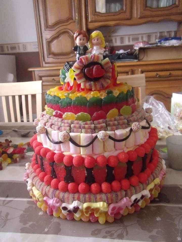 pièce monté en bonbon 