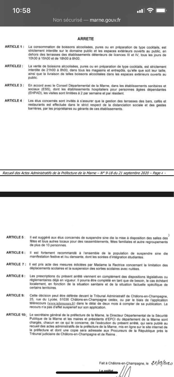 Les Nouvelles restrictions tombent - 1