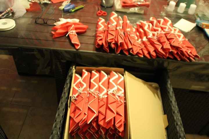 pliage de mes serviettes