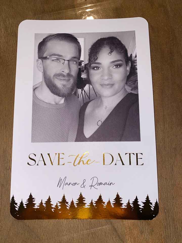 Save The Date - Forêt enchantée - 1