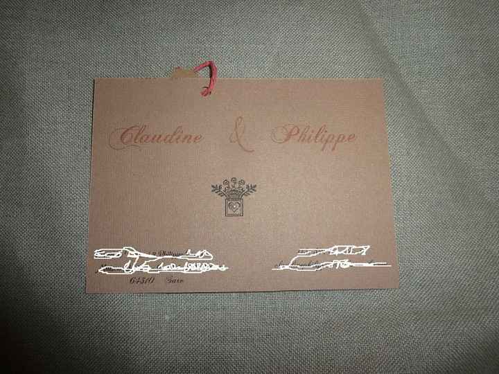 Save the date envoyés !