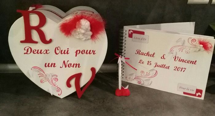 l urne et  livre d or 