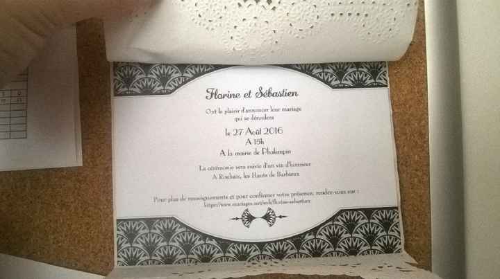  Montrez moi vos faire-parts vintage chic romantique - 1