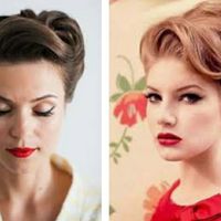 Thème année 50 j'ai une robe sirène à votre avis accessoire et quoi comme coiffure et bouquet - 1