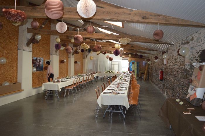 Notre salle ... avec ses 60 lampions !